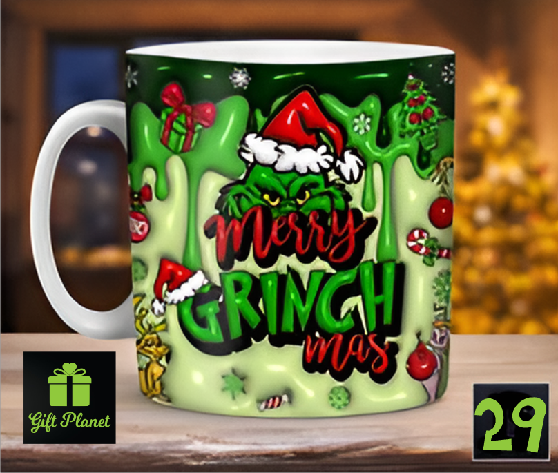 Grinch 29-šalica sa 3d efektom