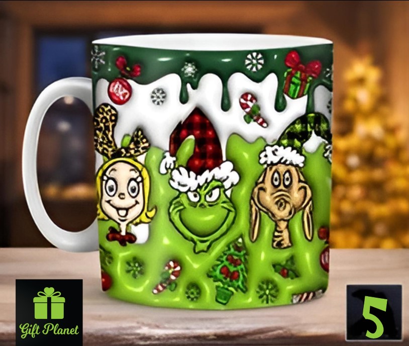 Grinch 5-šalica sa 3d efektom
